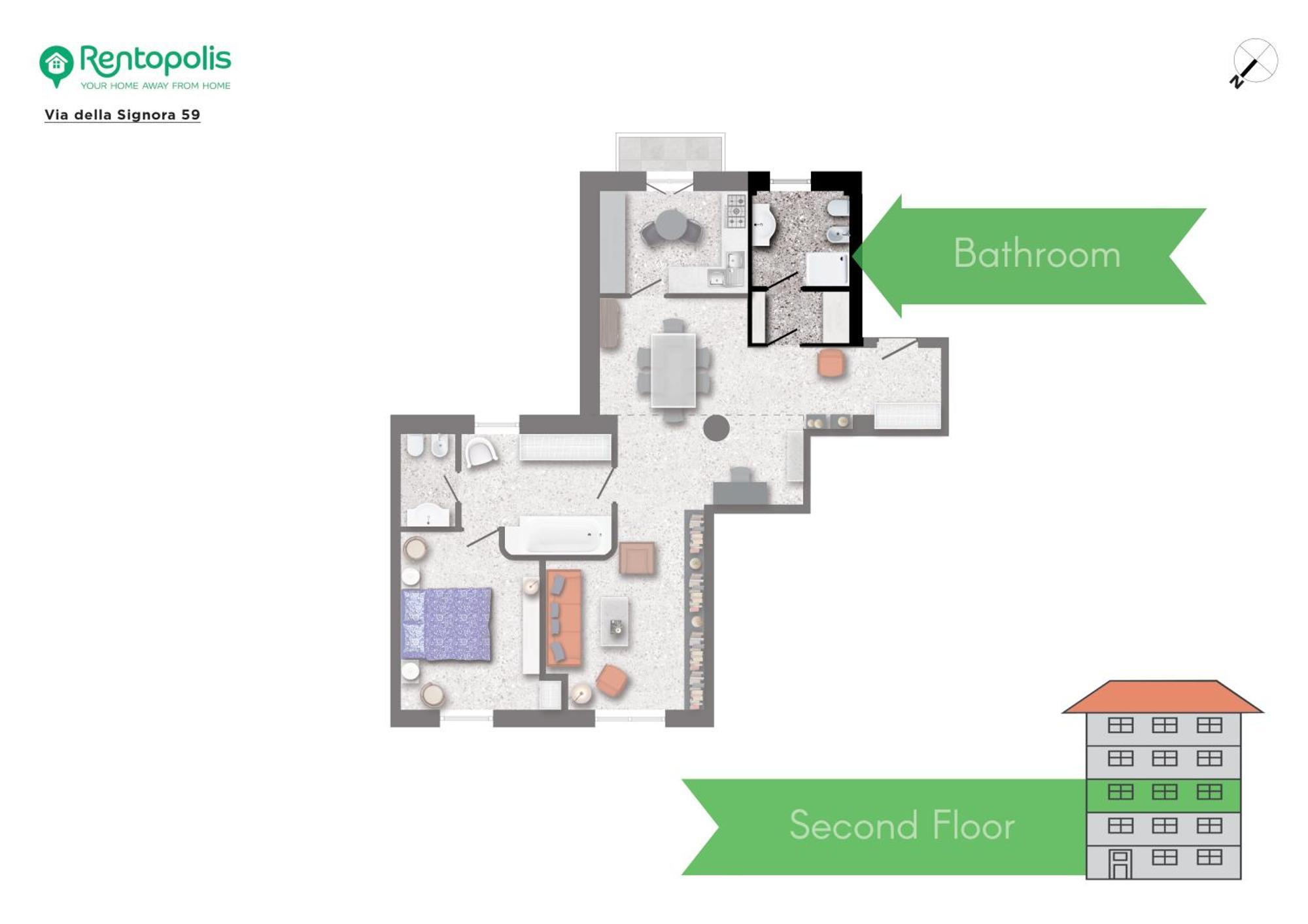 Duomo - Elegant & Design 1 Bdr By Rentopolis Apartment *