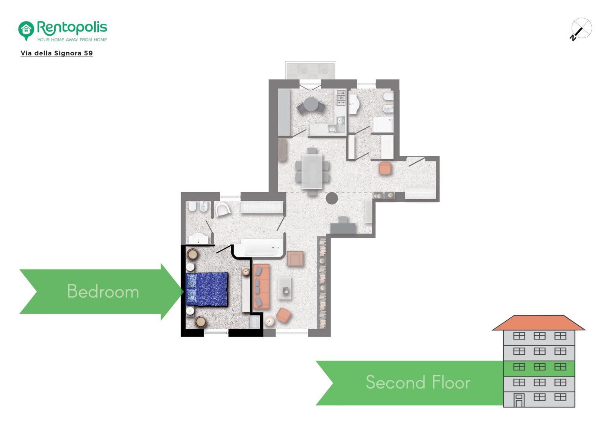 Duomo - Elegant & Design 1 Bdr By Rentopolis Apartment
